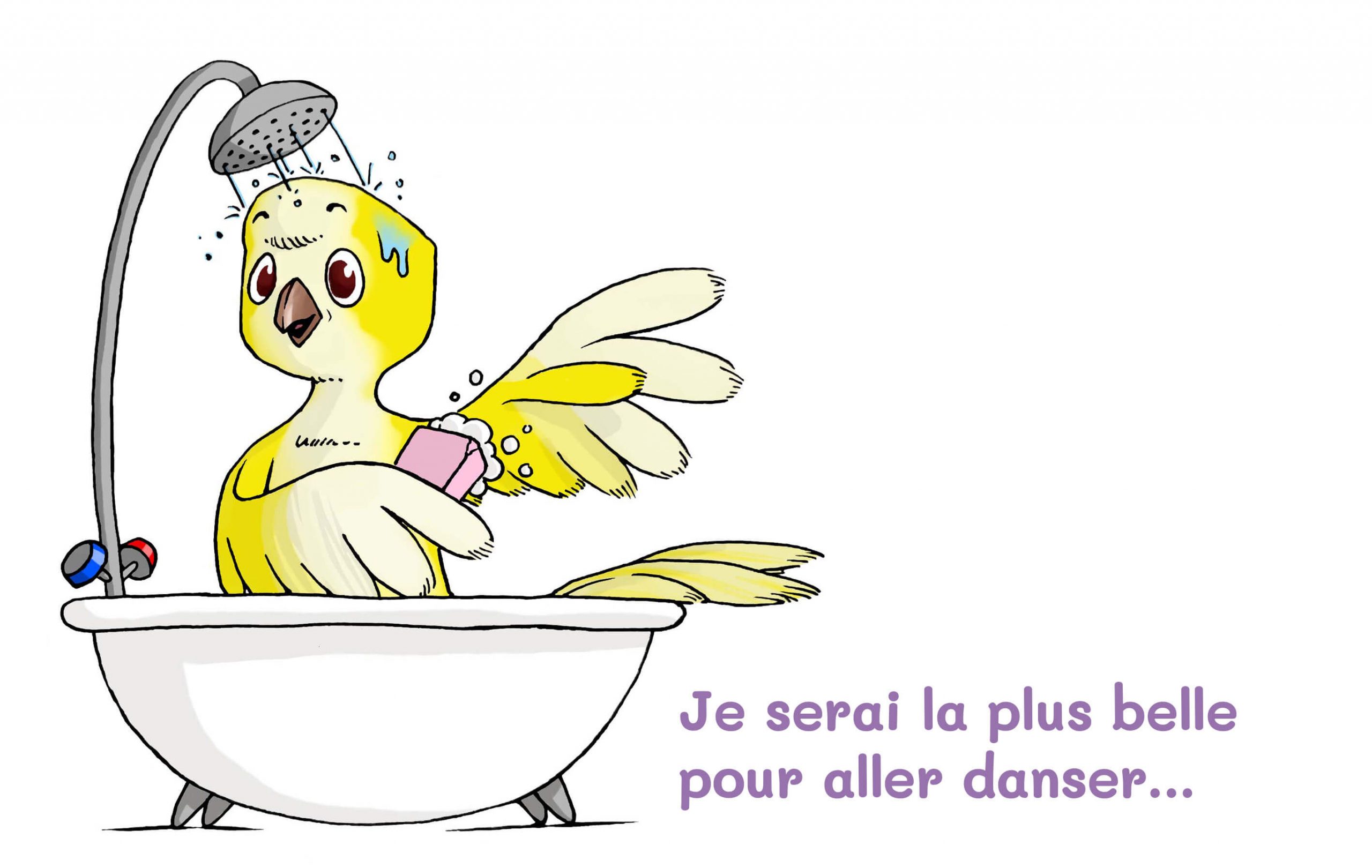 perruche-bain1 . Laissez vide si l’image est purement décorative.